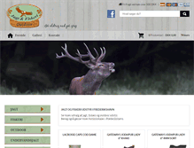 Tablet Screenshot of jagtogfiskeri.com
